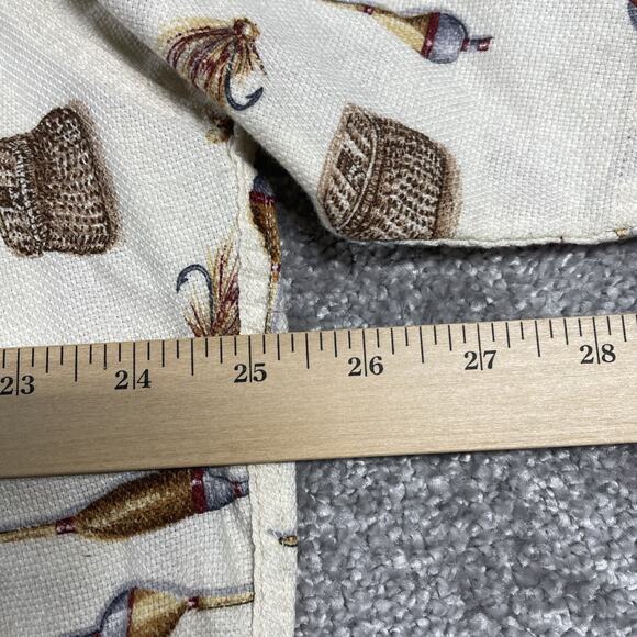 Woolrich Button Up Shirt Mens Extra Large Fishing Novelty Print Lure Bobber - Picture 9 of 11